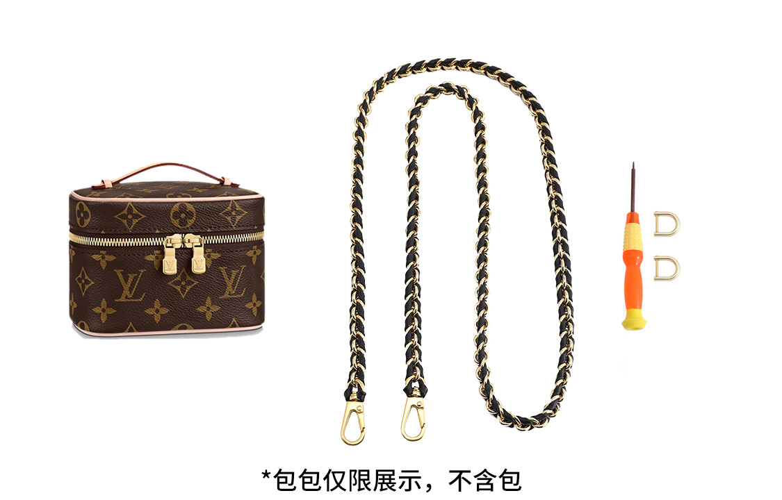 

Luxury Care Artisan Workshop Металлическая сумка аксессуар ремень для сумки женская Black/Gold/Light Gold/Beige, Gold Copper Chain with 1.3D Buckle Set 1[120cm]