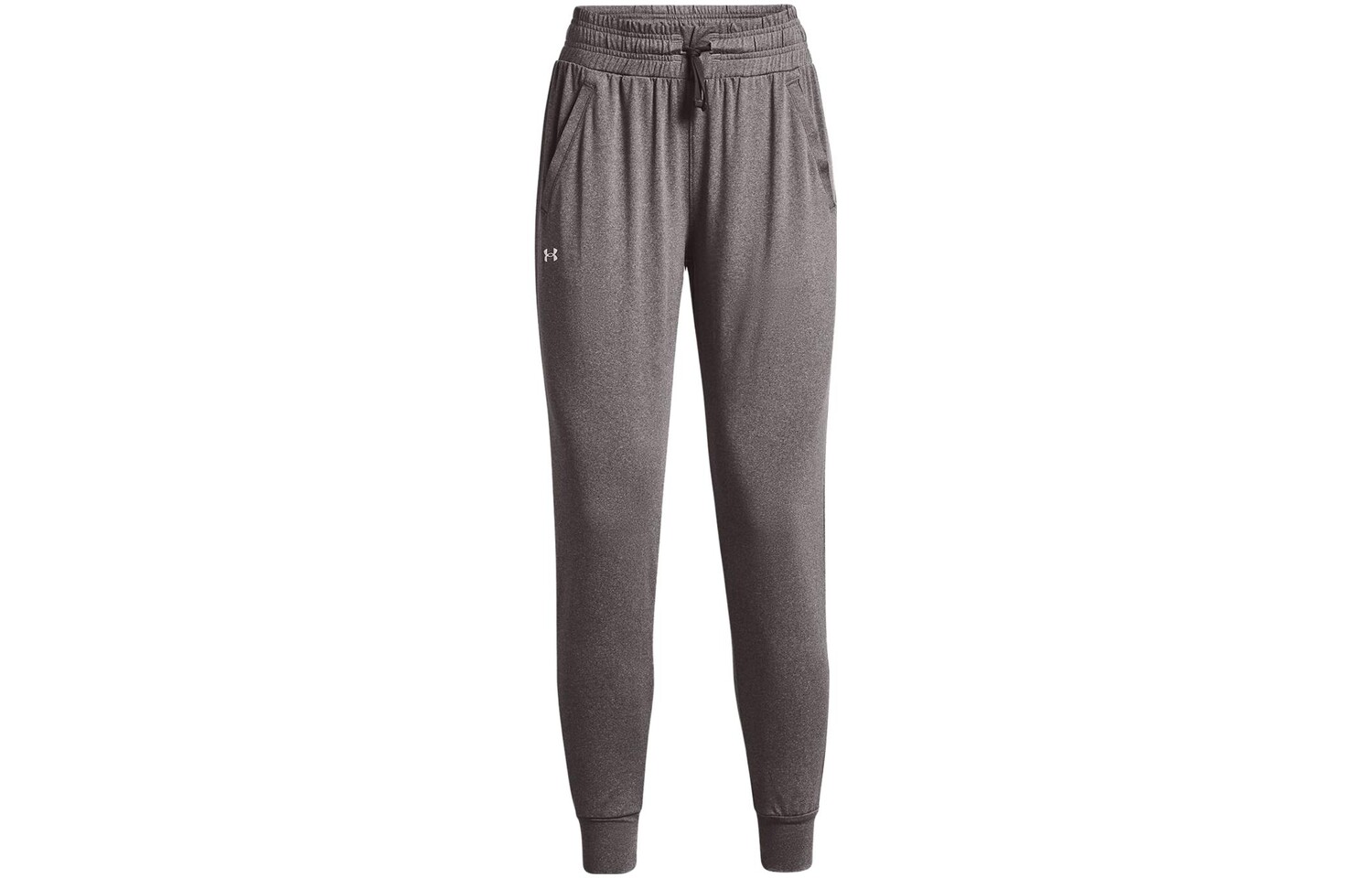 

Женские трикотажные спортивные штаны Under Armour, цвет Carbon-colored heather light gray