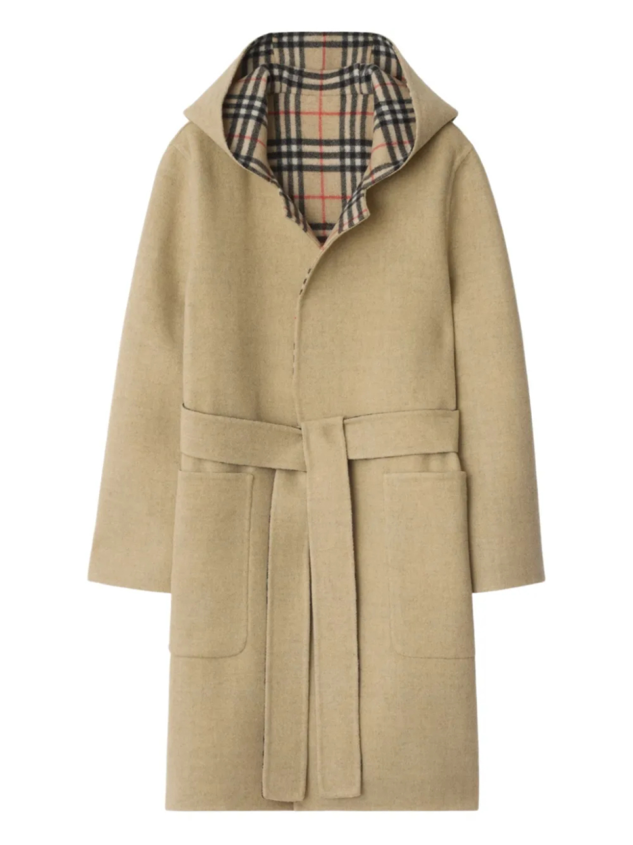 

Двустороннее пальто Burberry, нейтральный