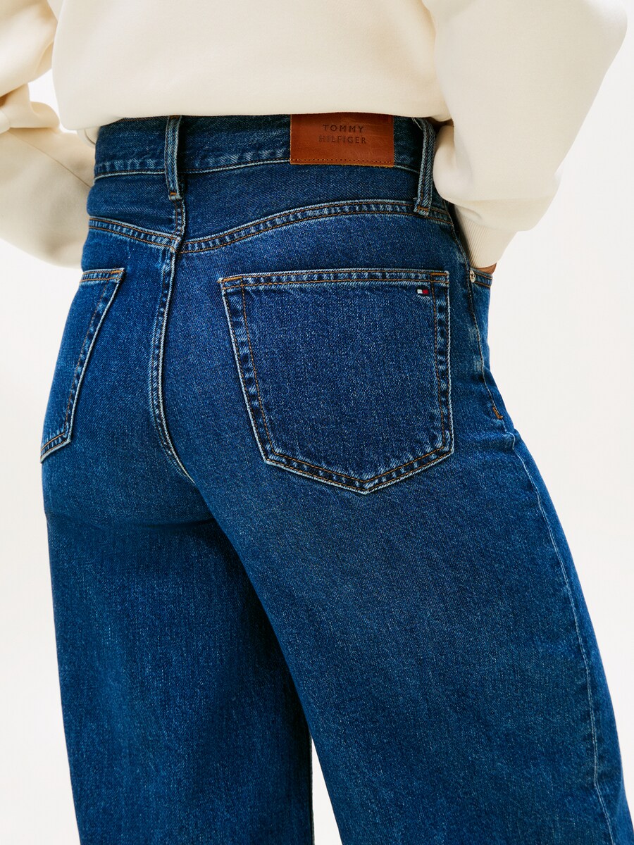 Джинсы с широкими штанинами TOMMY HILFIGER Emi 70s, синий — фото 2