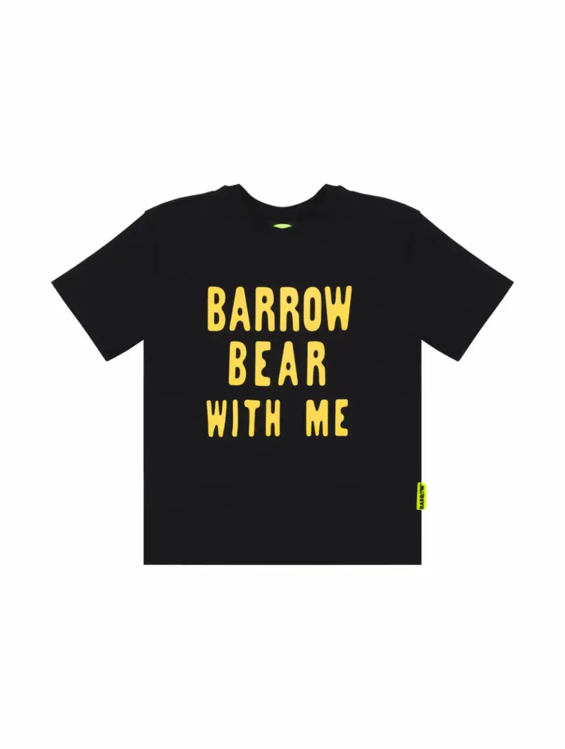 

Хлопковая футболка с логотипом Barrow, черный