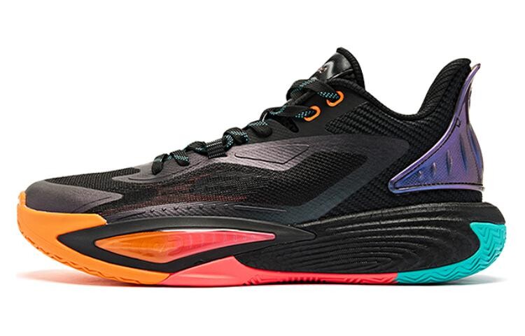 

Баскетбольные кроссовки Sharp Edge 7.0 Basketball Shoes Men Low-Top Black Qiaodan