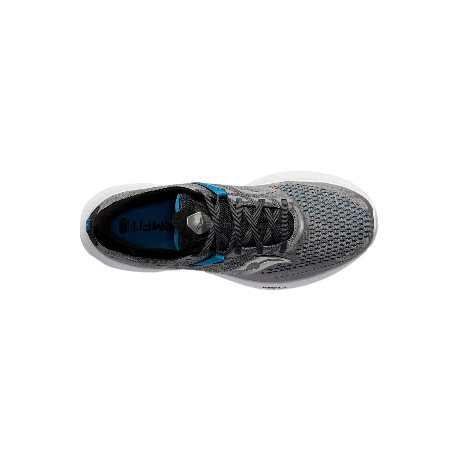 Мужские кроссовки Saucony Ride 15 Alloy / Topaz S20729-15, серый — фото 3
