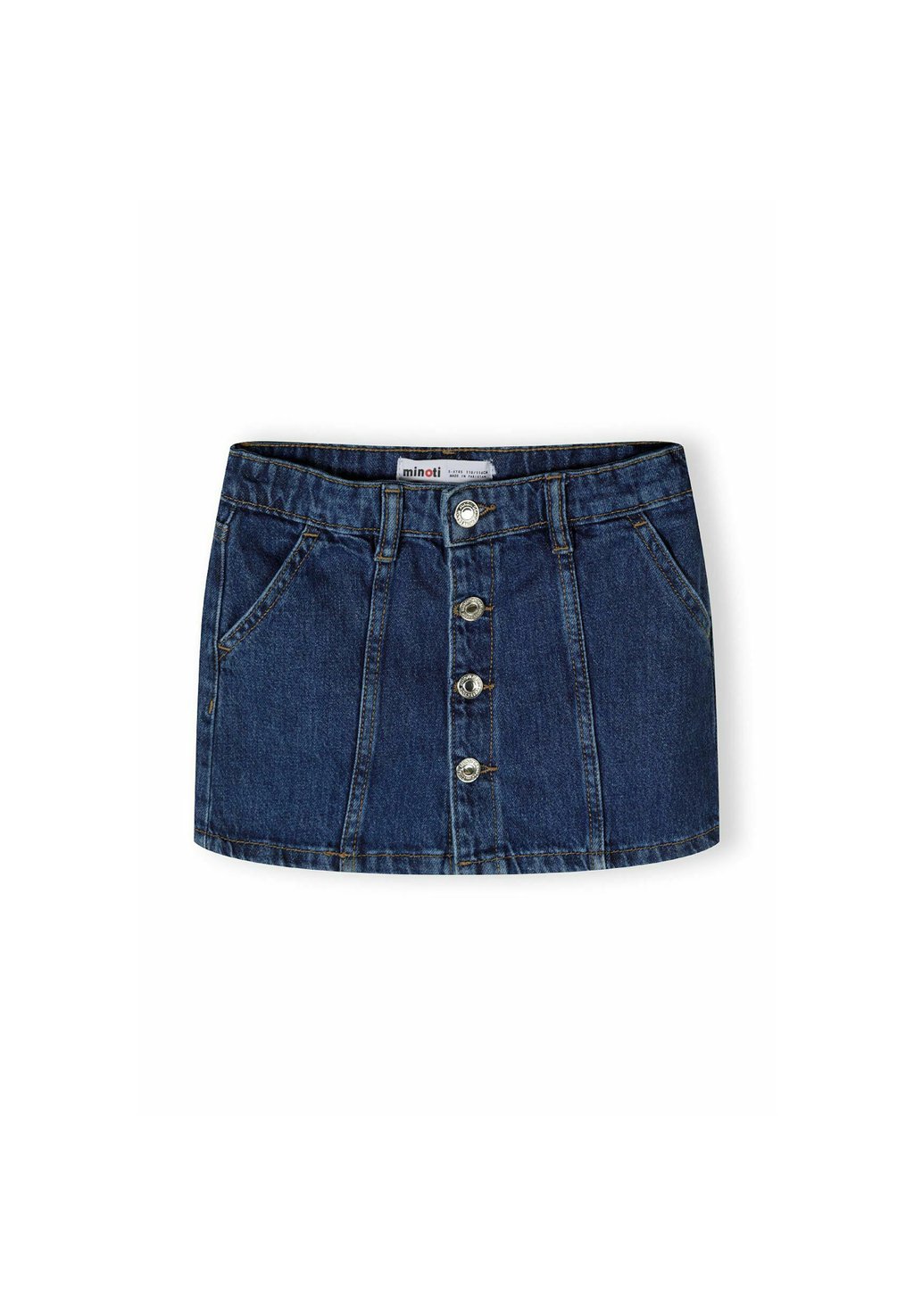 

Мини-юбка BUTTON UP MINOTI, цвет Blue Denim