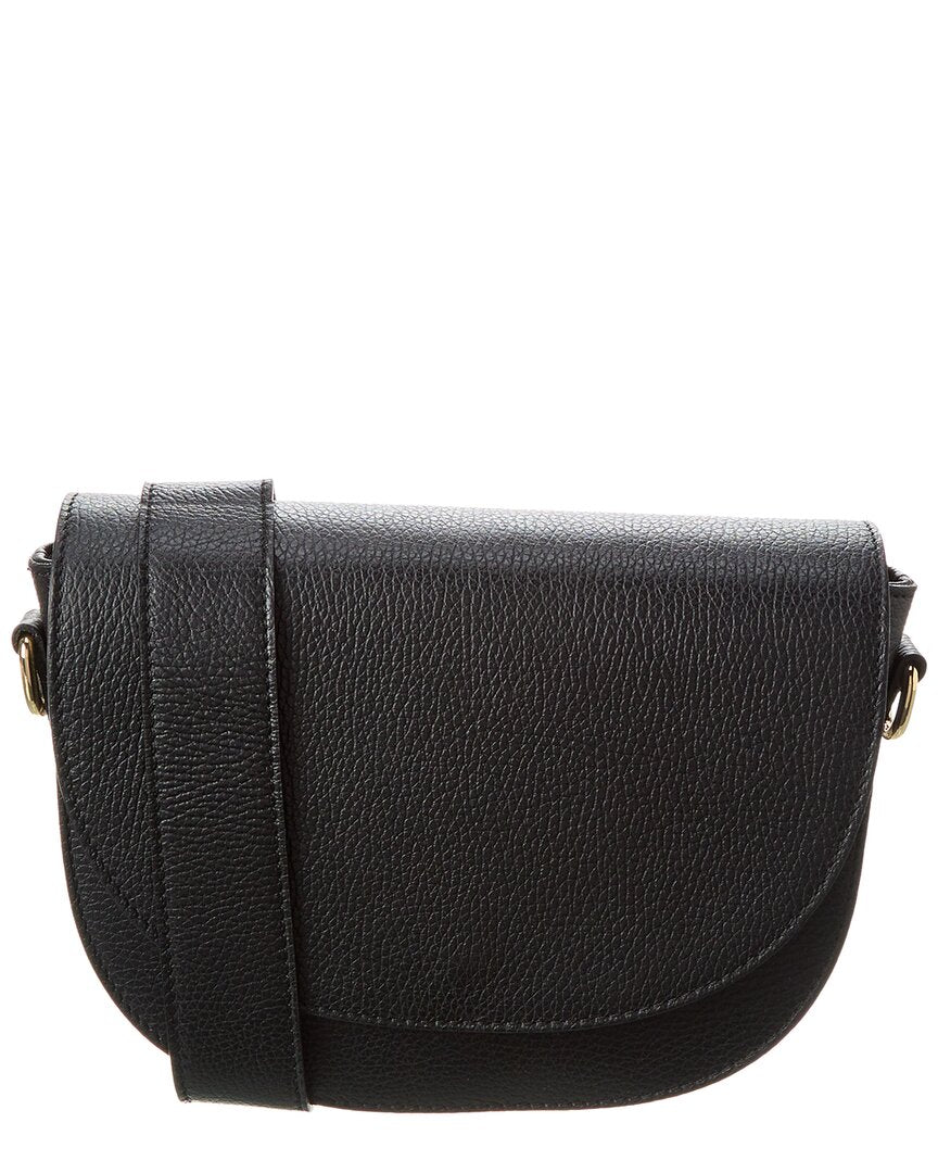 

Jijou Capri Кожаная сумка-мессенджер, черный