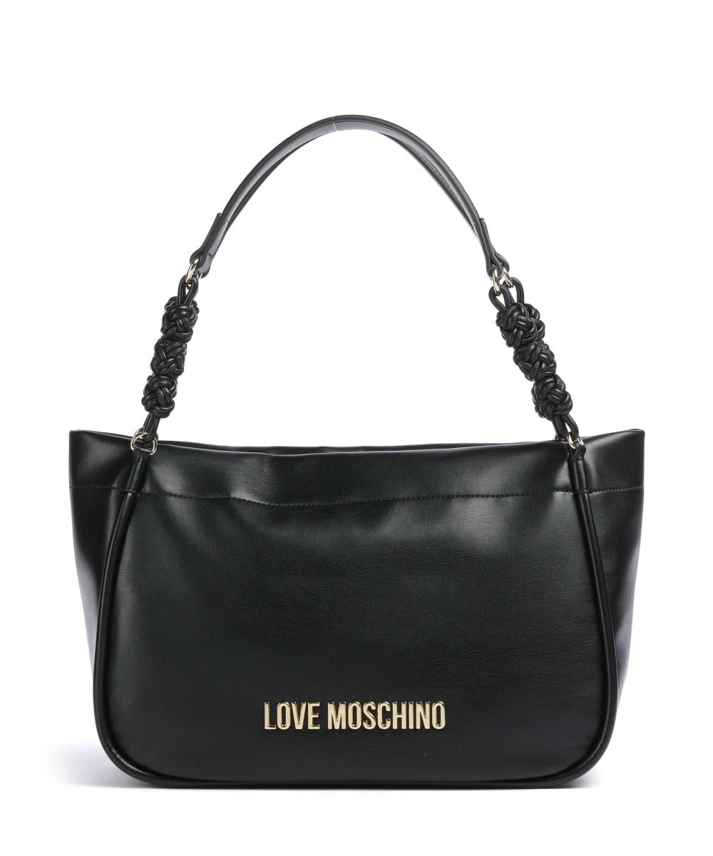 

Нежная сумка-шоппер из искусственной кожи Love Moschino, черный