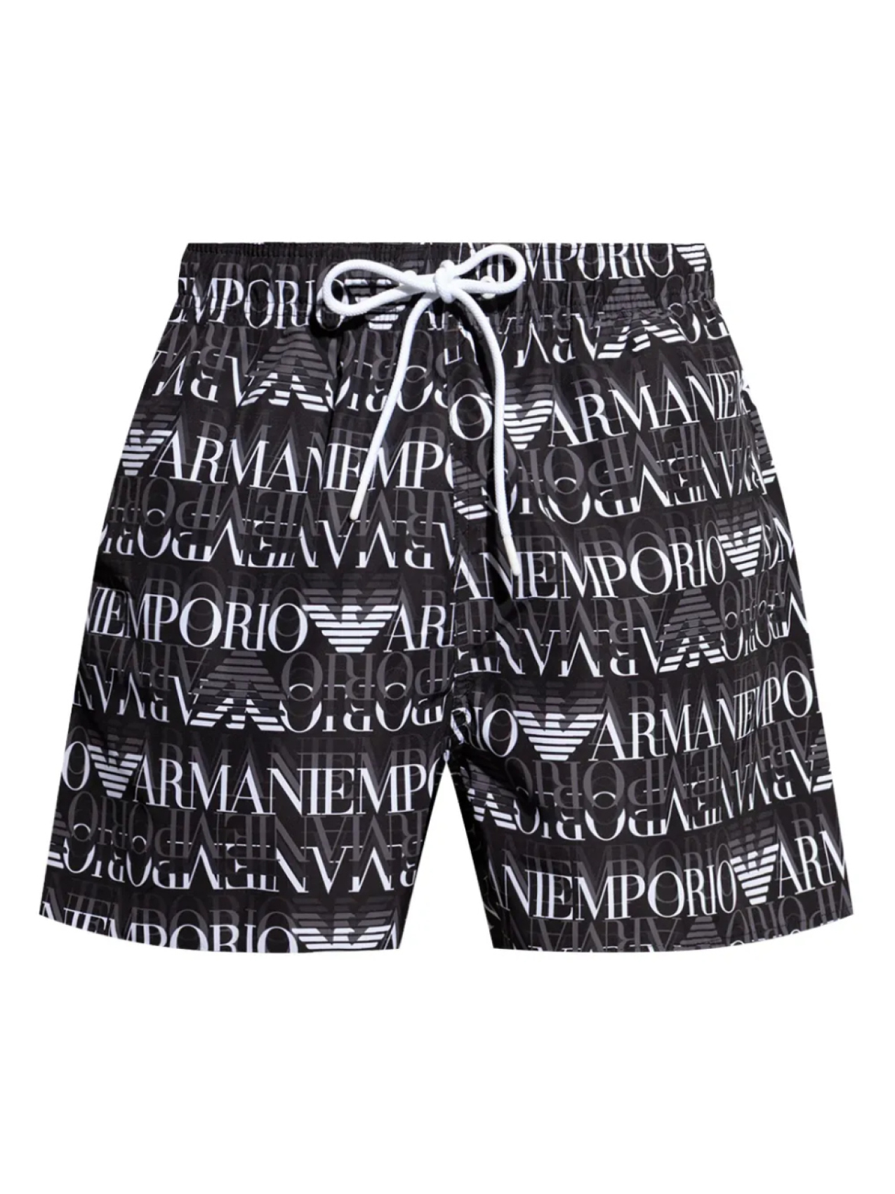 

Плавки-шорты с логотипом Emporio Armani, черный