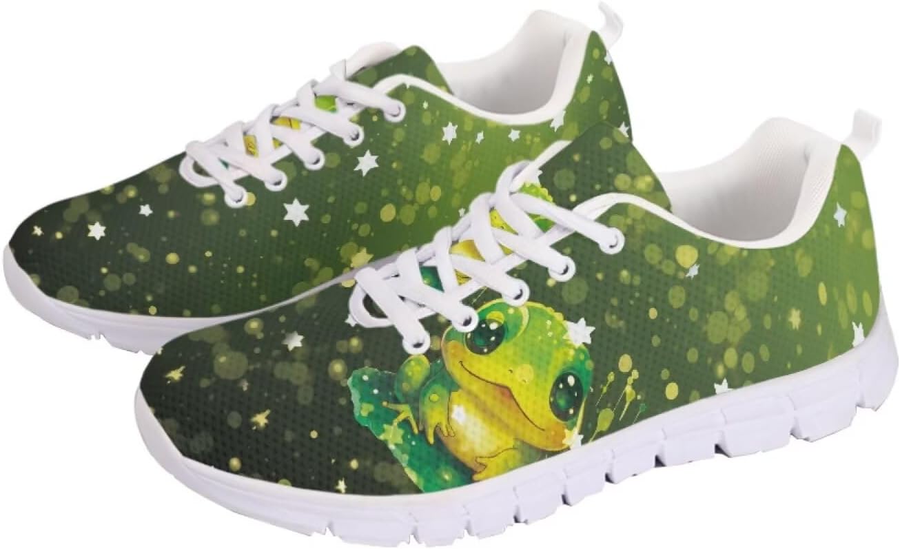 

Женские клетчатые кроссовки для бега, легкие спортивные туфли с сеткой, повседневные ходовые и беговые кроссовки Getelinseng, Frog Star