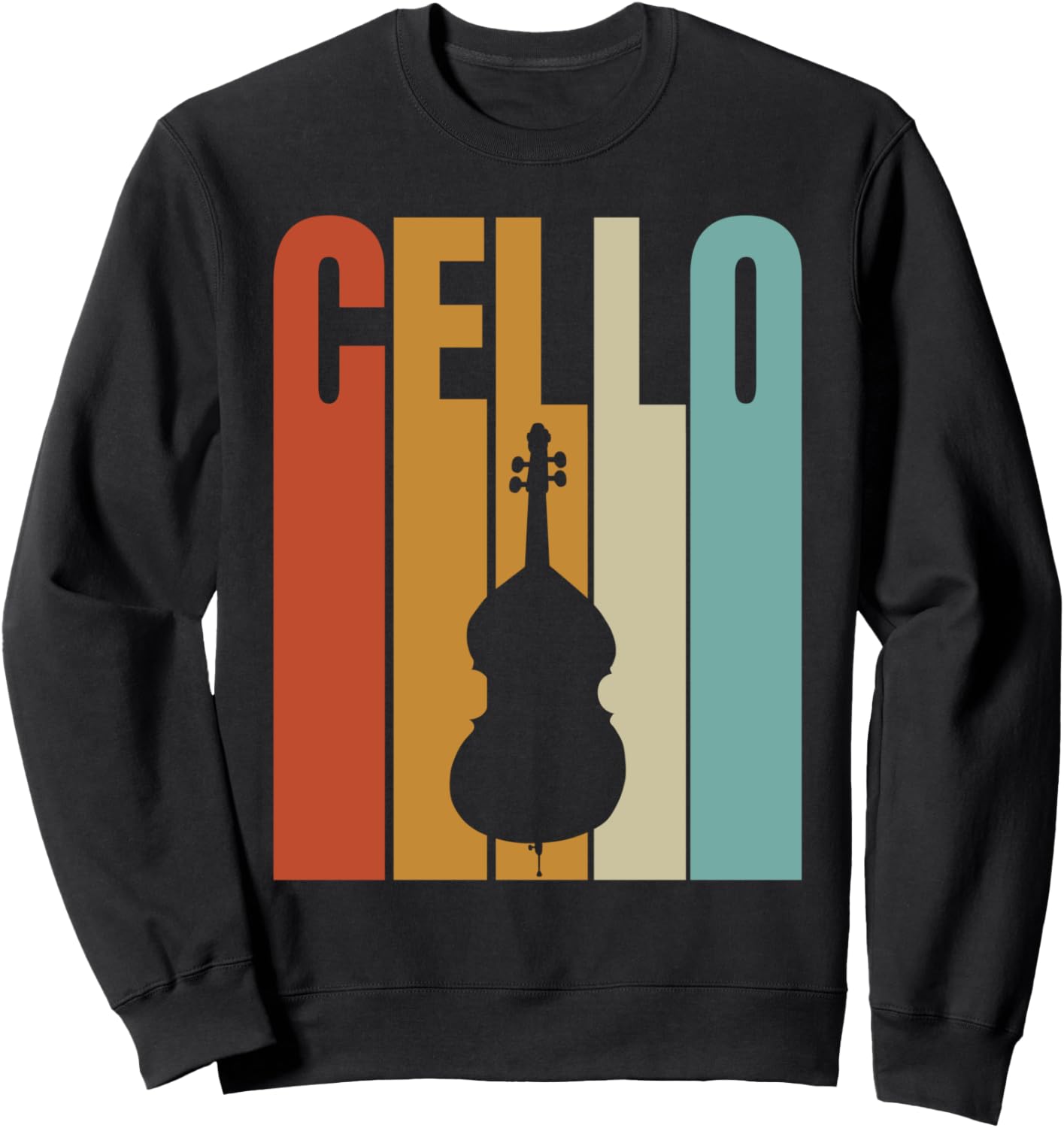

Ретро-виолончель - крутая толстовка для виолончелиста Retro Cellist Gifts - Musical Instruments, черный