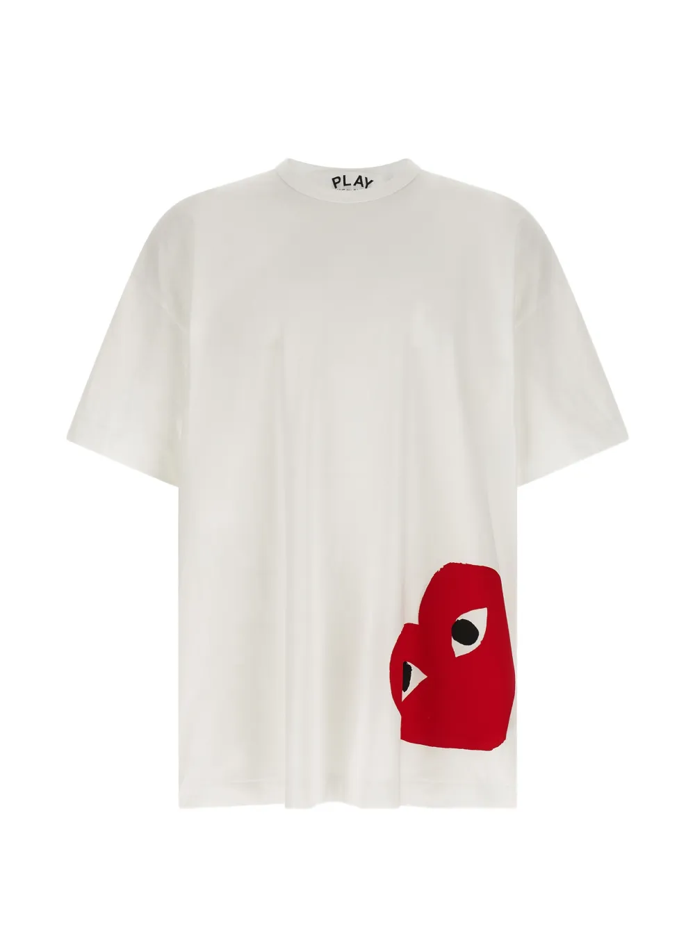 

Футболка с принтом спереди Comme Des Garcons Play, белый