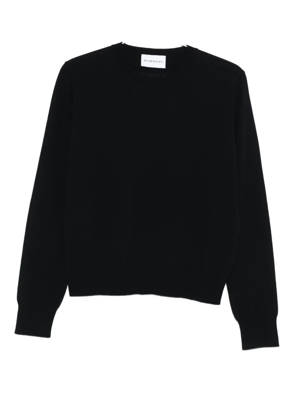 

Кашемировый свитер с круглым вырезом Givenchy, черный