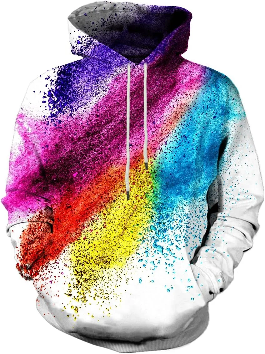 

Neemanndy Unisex худи с 3D принтом и карманом