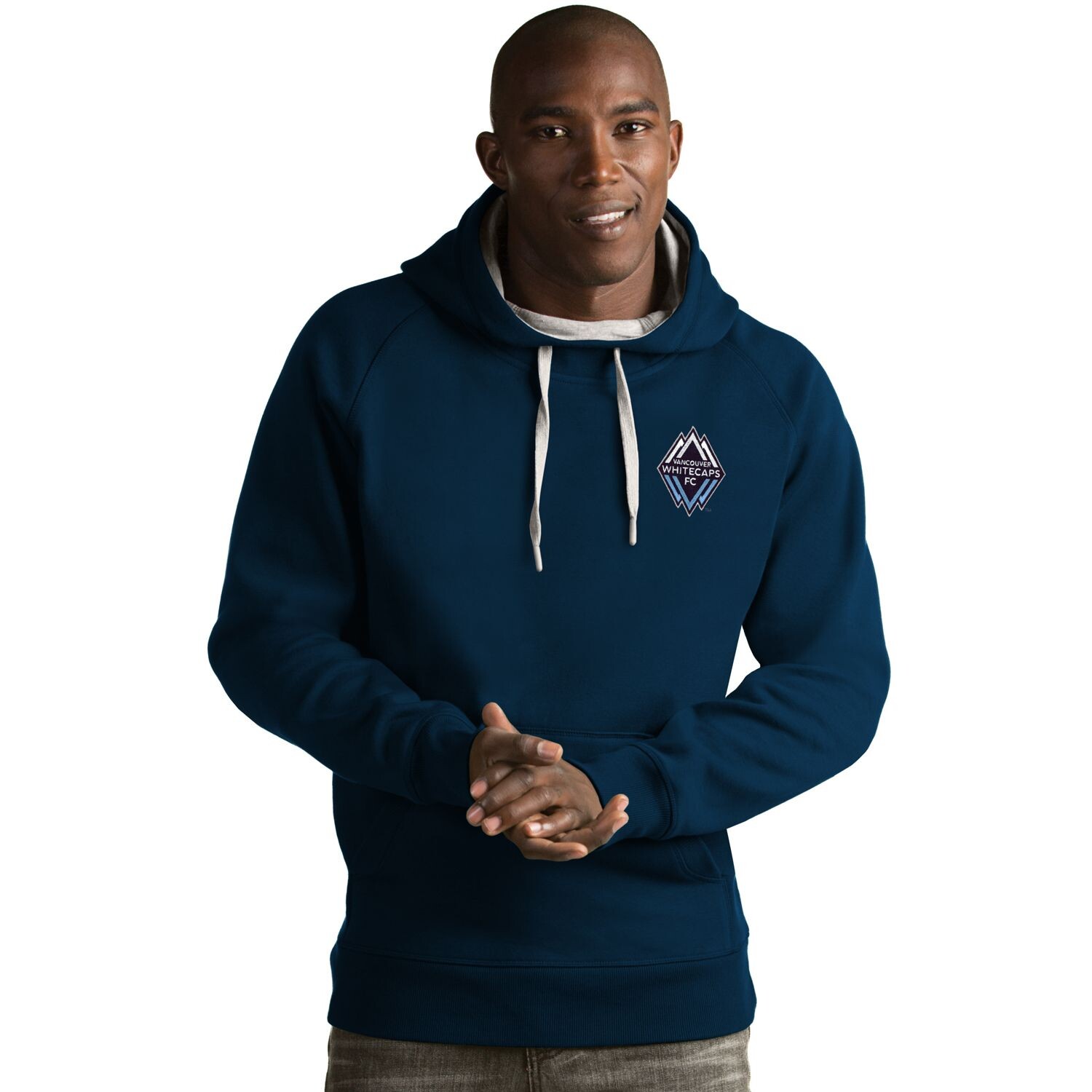 

Мужская толстовка с капюшоном Vancouver Whitecaps Victory Antigua