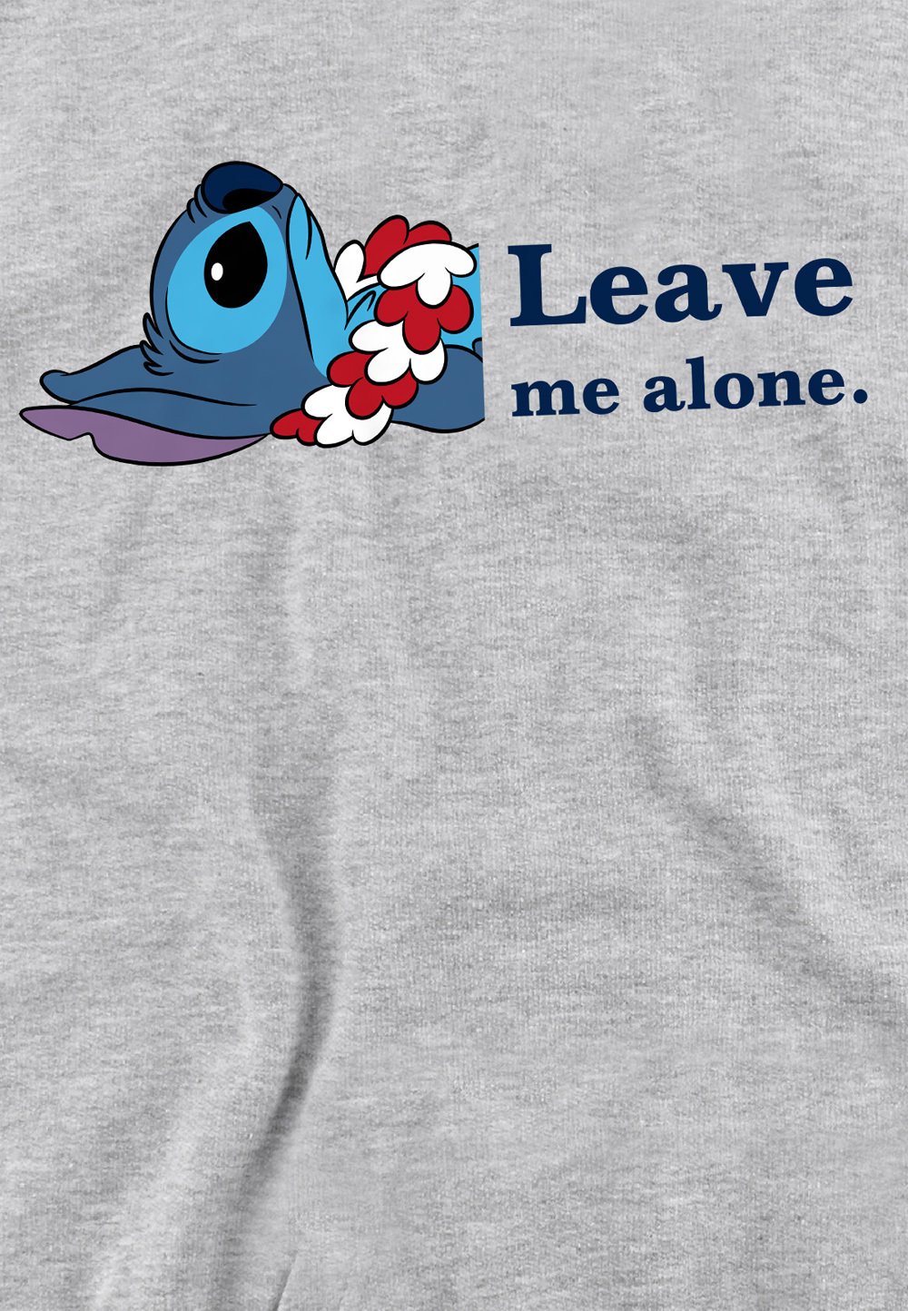 

Толстовка LILO STITCH LEAVE ME ALONE PRINT Disney, серый