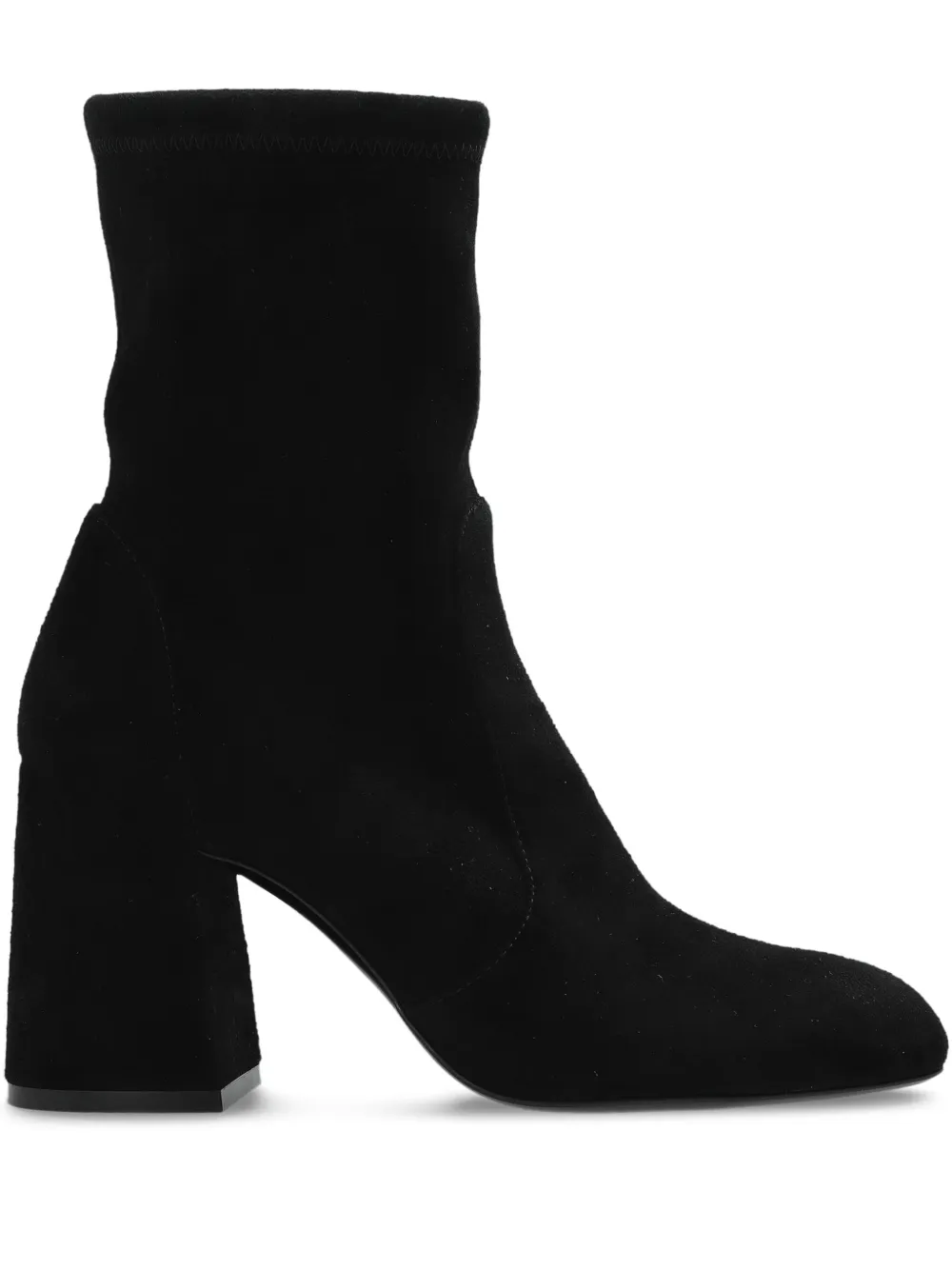 Кожаные ботинки Stuart Weitzman, черный