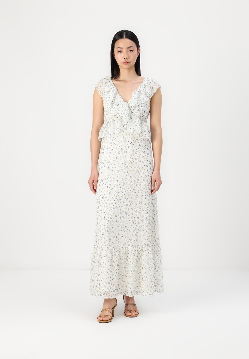 

Платье VIMONE MAXI FLOUNCE DRESS VILA, кремовый