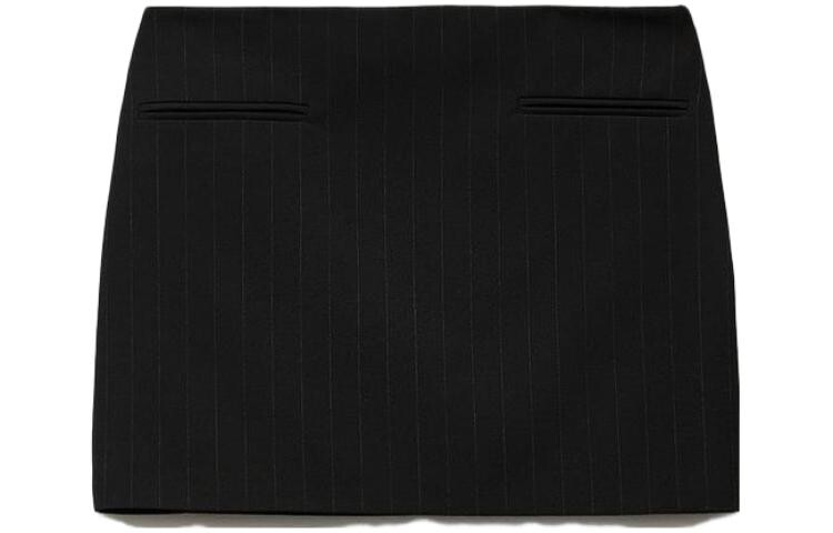 

Повседневная юбка женская черная Zara