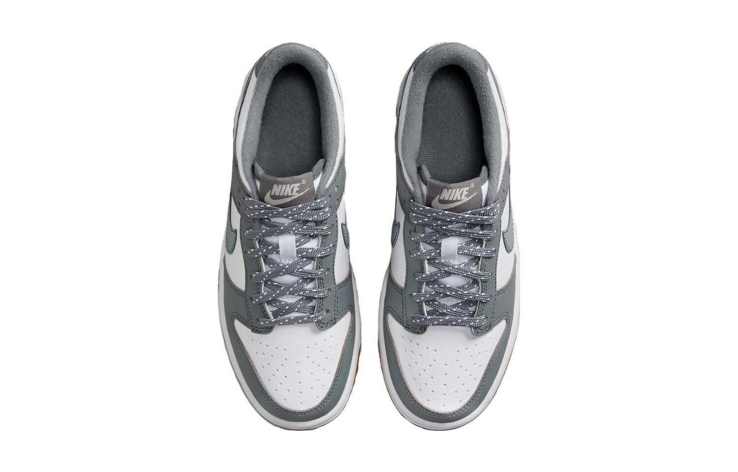 Обувь для скейтбординга Nike Dunk Low Kids Дети, Gray/White — фото 4