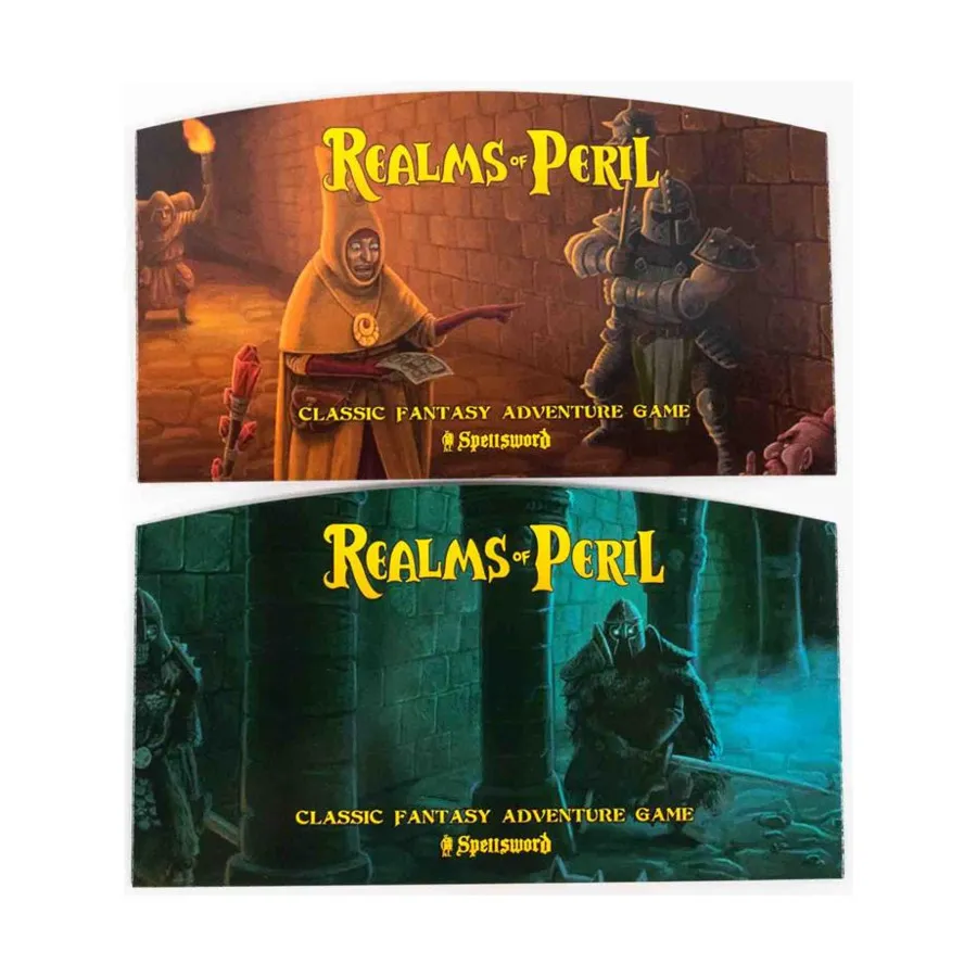 

Realms of Peril — двойные экраны GM, RPG Supplements (Spellsword Studios)