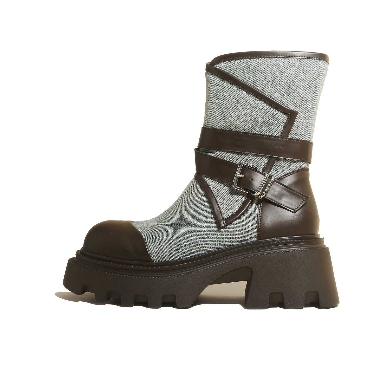 CHENTER KATER Голубые женские ботильоны, цвет Light Blue