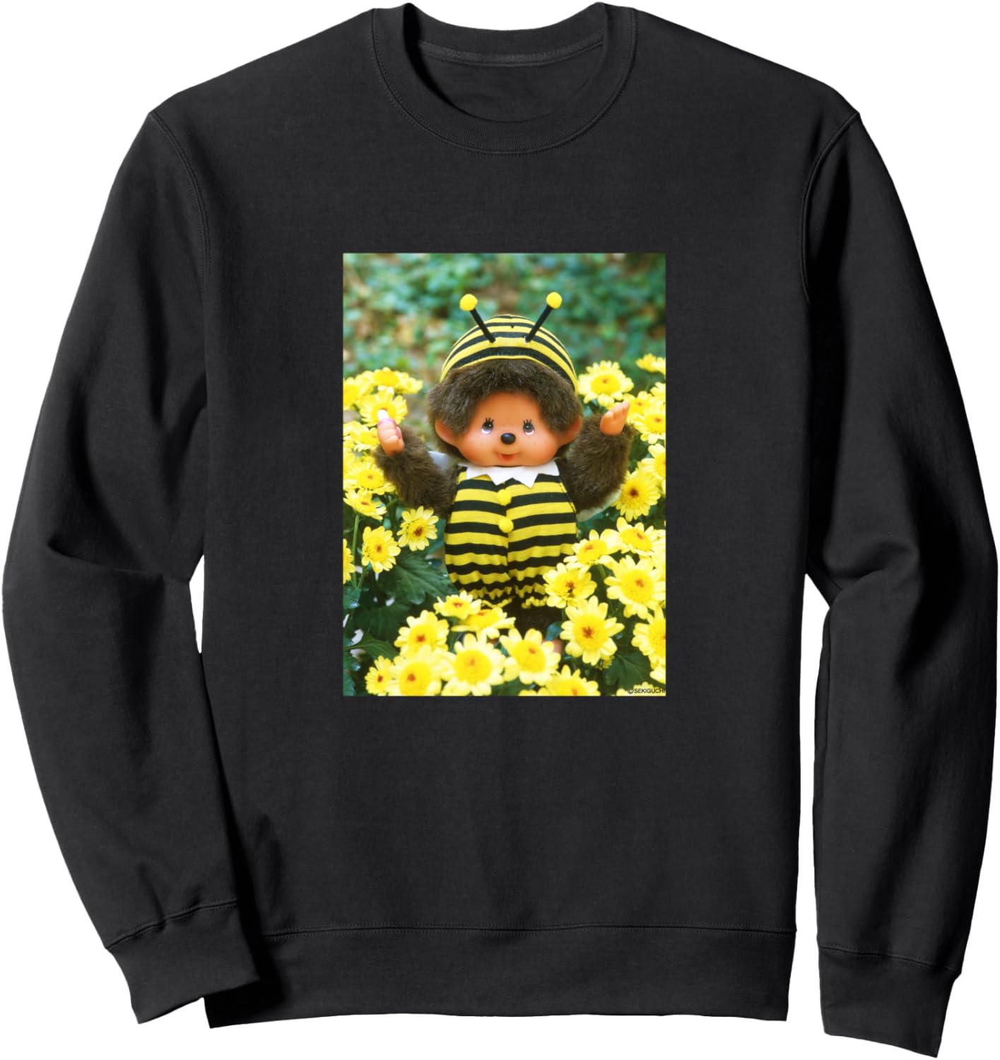 

Толстовка с графическим принтом Monchichi, черная Monchhichi, Черный, Толстовка с графическим принтом Monchichi, черная Monchhichi