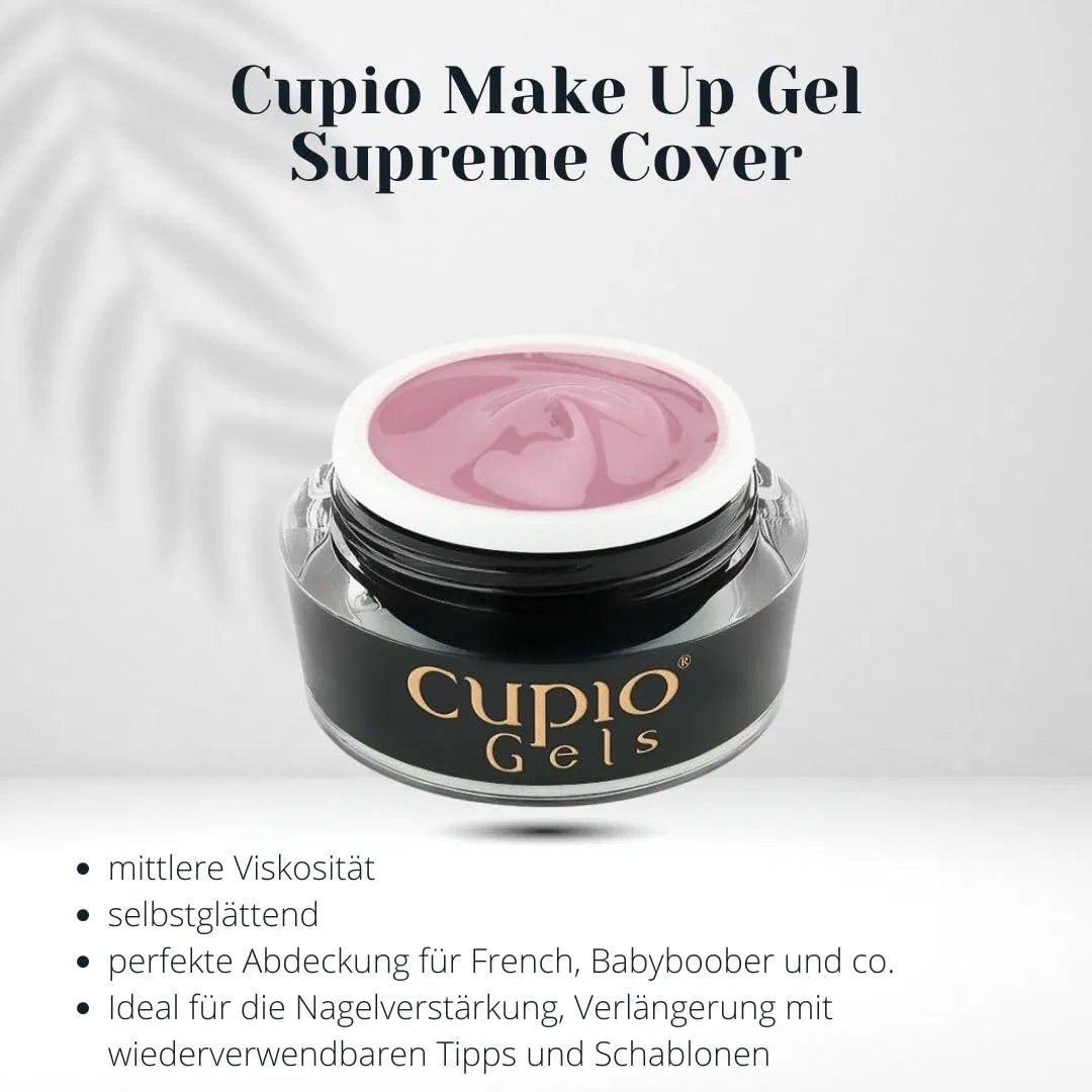 Гель для наращивания ногтей Cupio Make Up Gel Supreme Cover Gel 15 мл Cupio