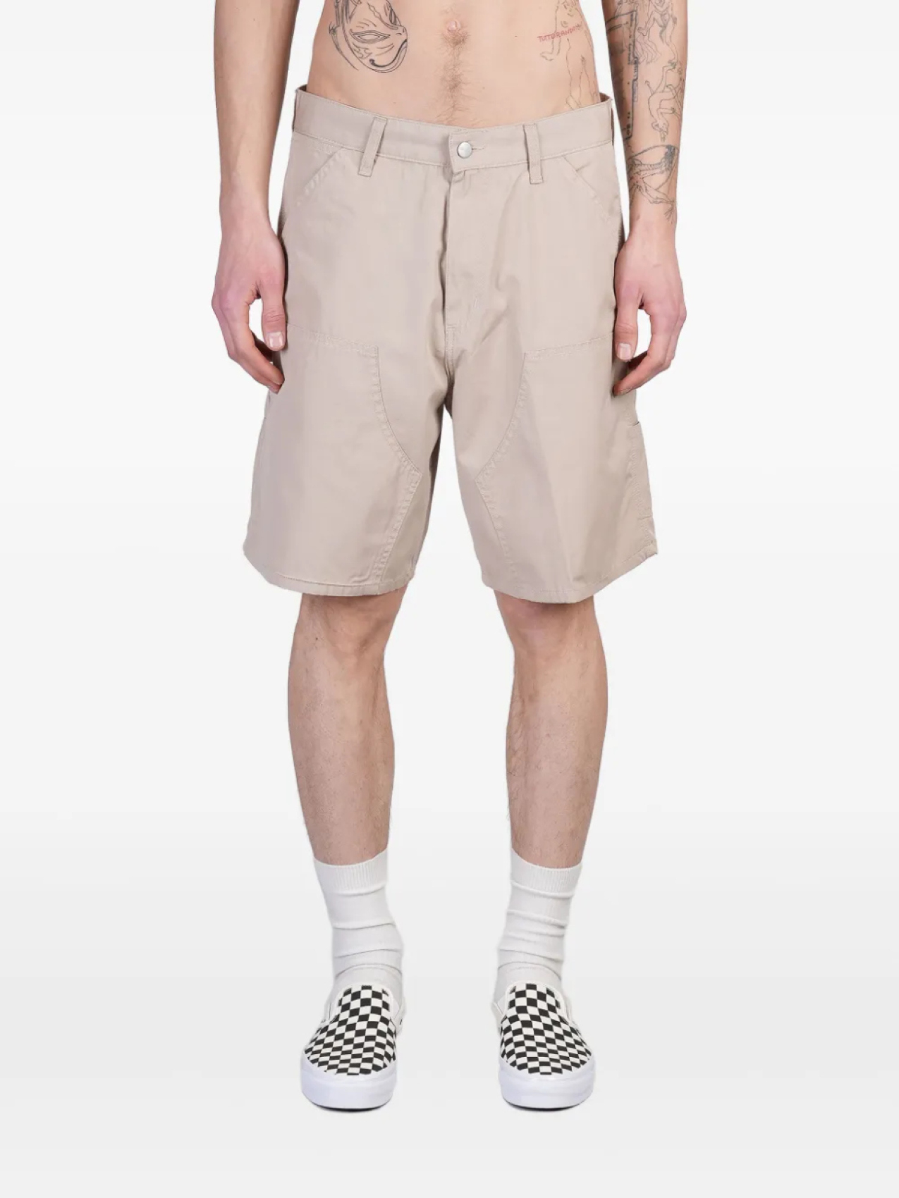 

Хлопковые шорты-бермуды Carhartt WIP, нейтральный