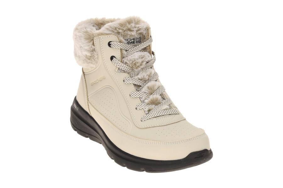 Женские ботинки Skechers GLACIAL ULTRA - бежевые ботильоны для отдыха, НОВЫЕ — фото 3