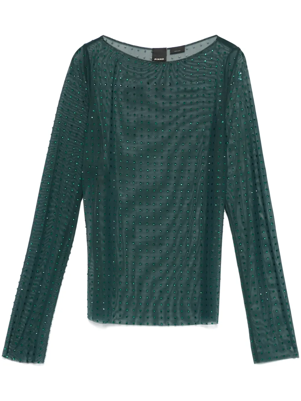 

Топ с кристаллами PINKO, зеленый