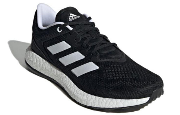 Кроссовки pureboost q2 уютные дышащие Adidas, черный — фото 3