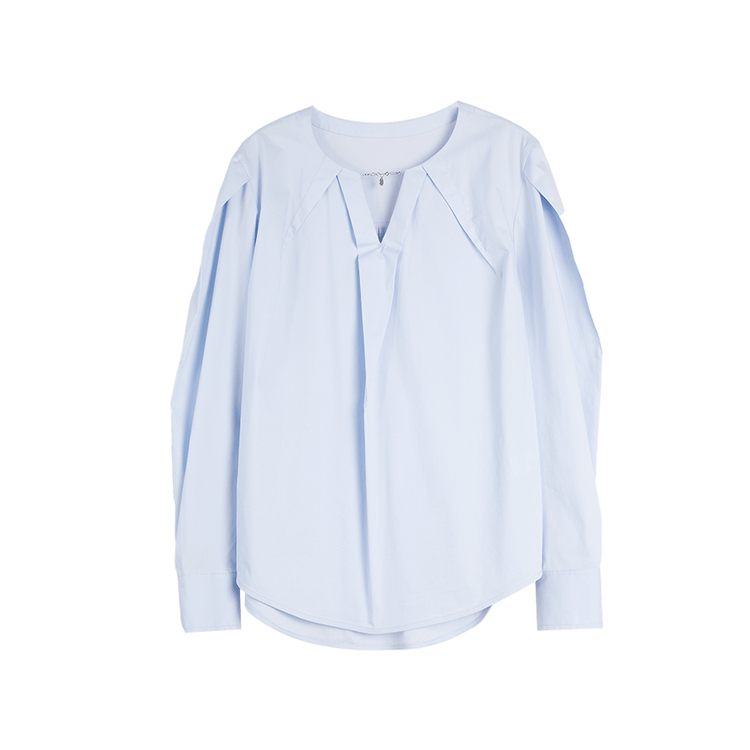 

ELLE Футболка Women's Blue V-neck