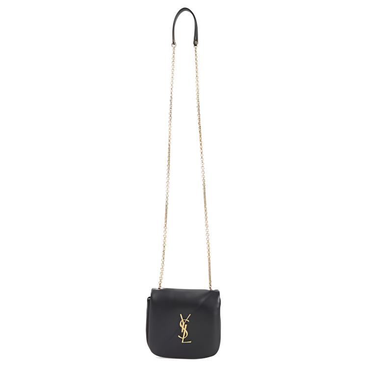 

SAINT LAURENT Сумка через плечо из овчины, женская, черная