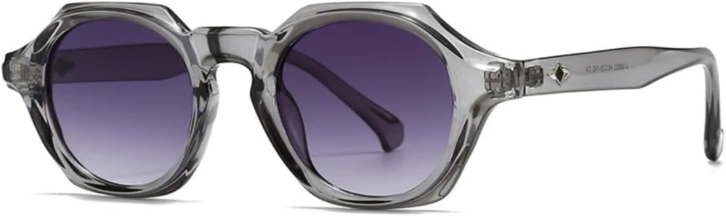 

Популярные модные солнцезащитные очки в форме многоугольника и квадрата для женщин, ретро-очки с заклепками, градиентные очки, защита от УФ-излучения UV400 для мужчин TVTBBVV, Grey Grey Gradient