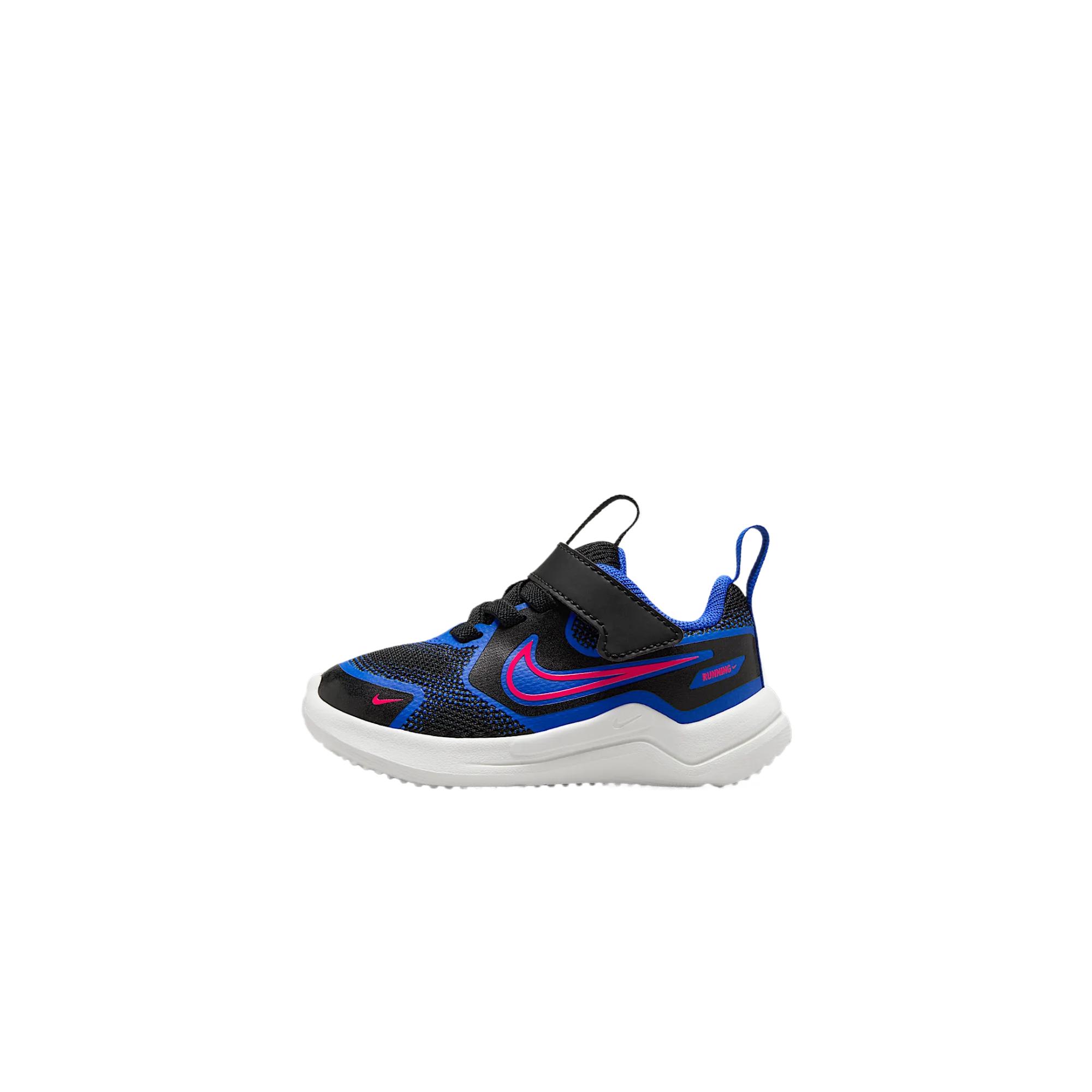 

Nike Кроссовки Cosmic Runner дышащие низкие для малышей Black Royal Blue Mountain White Bright Dark Red