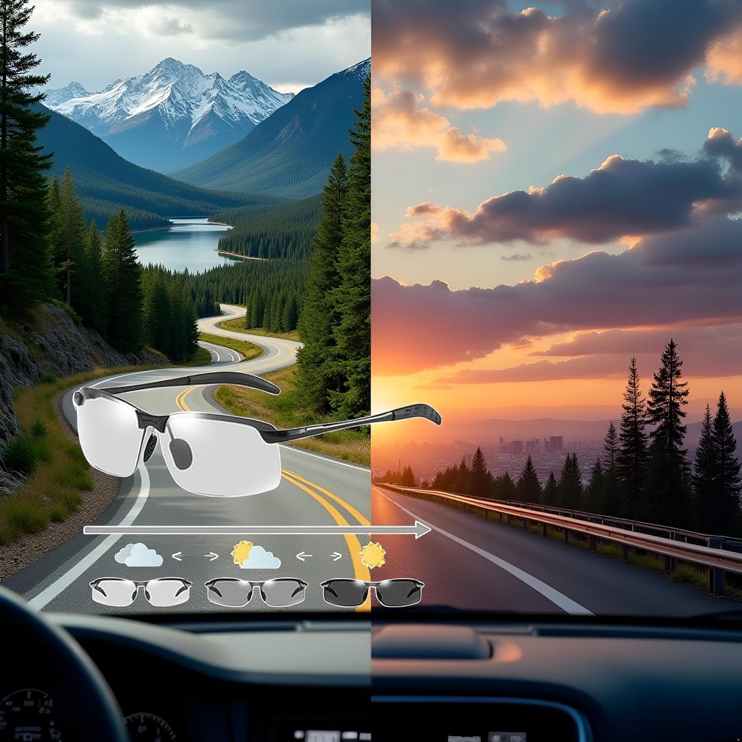 

Серые поляризованные фотохромные солнцезащитные очки UV400, спортивные солнцезащитные очки для дневного и ночного вождения, сверхлегкие солнцезащитные очки, очки для женщин, очки и маски для велоспорта, спортивные очки Bwexxt