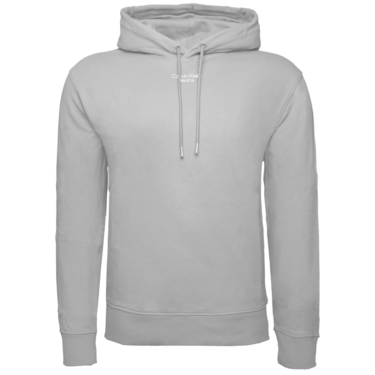 

Толстовка Calvin Klein Kapuzenpullover Jeans Stacked Logo, светло-серый