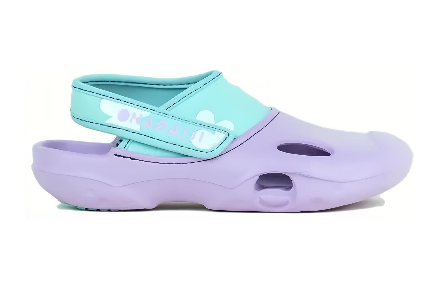 Кроксы 500 Детские сандалии Синий Фиолетовый Дети DECATHLON, Чернильный/бирюзовый — фото 2
