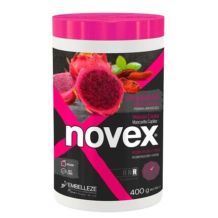 

Суперфуд Маска для волос с фруктами дракона и ягодами годжи 400 г Novex