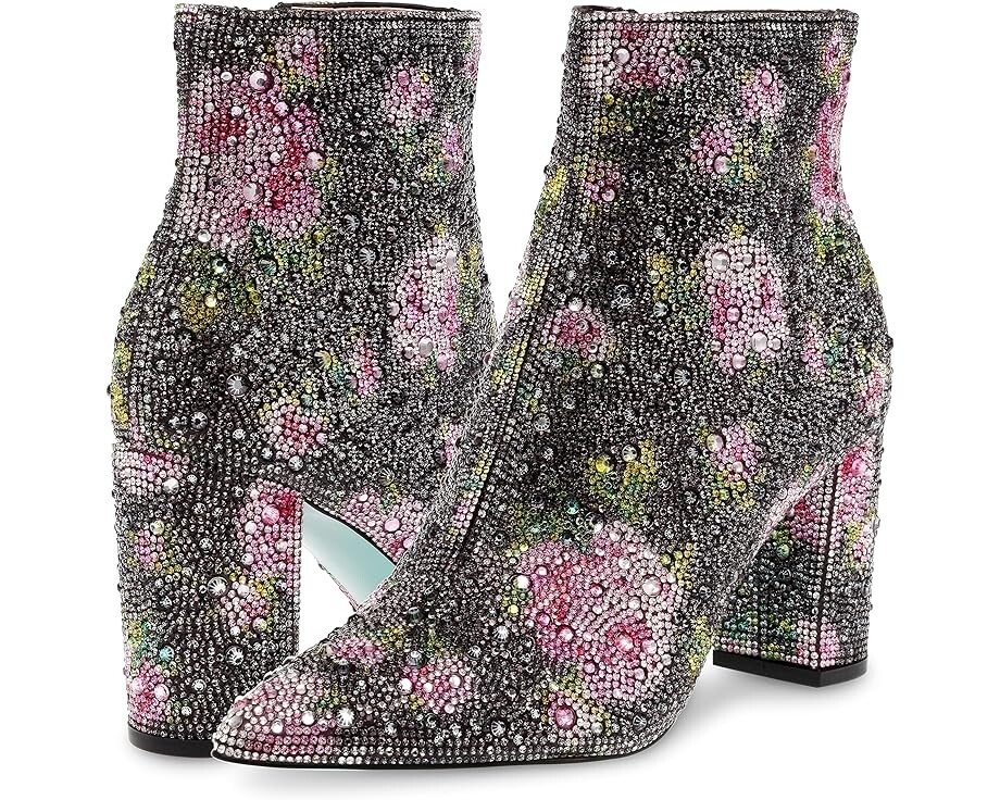 

Ботинки Blue by Betsey Johnson Cady Dress Bootie, цвет Black/Pink Floral