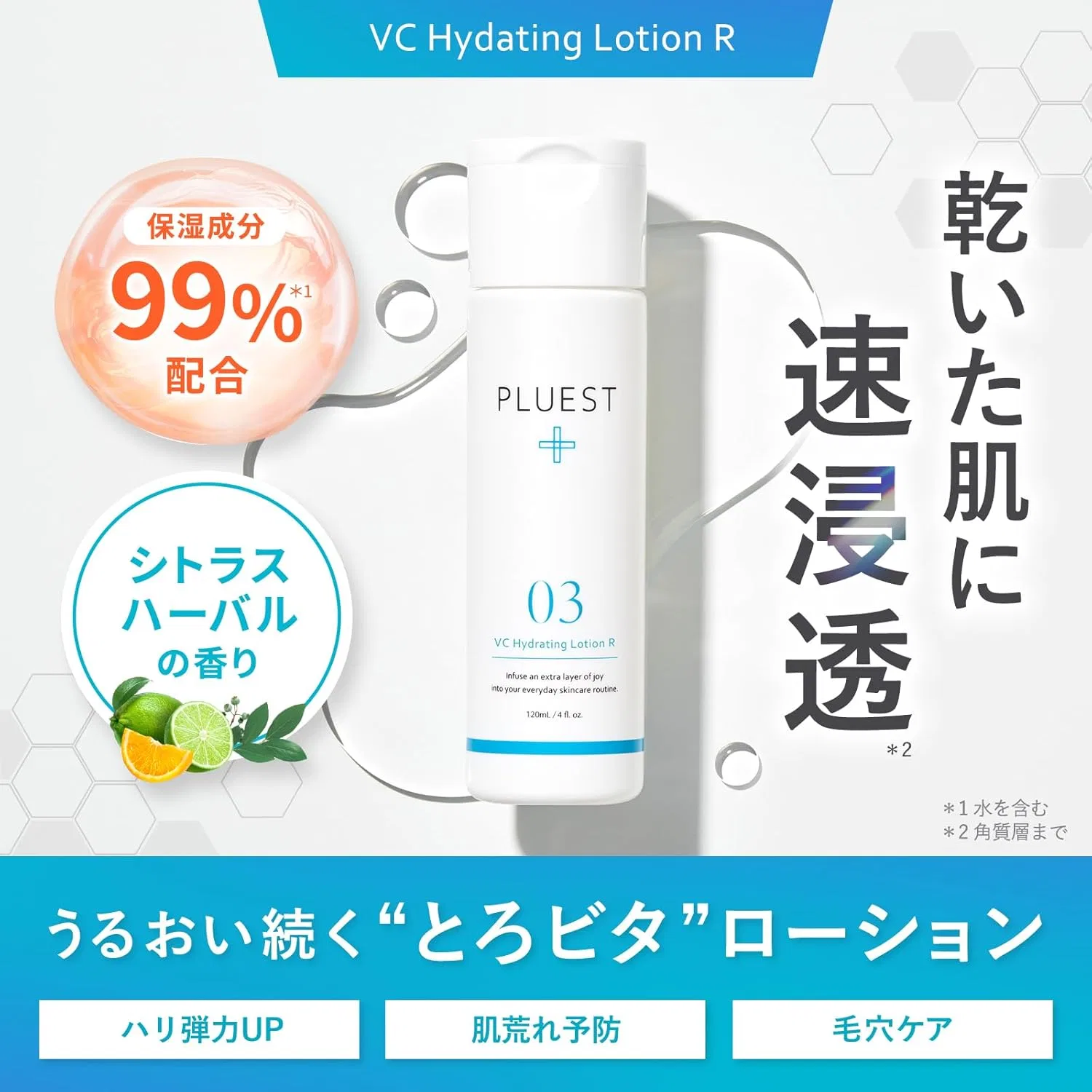 Набор для ухода за кожей VC Hydrating Lotion R Pluest, 2 шт — фото 2