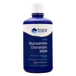

Trace Minerals Research Глюкозамин/хондроитин/МСМ Черника 32 жидких унции