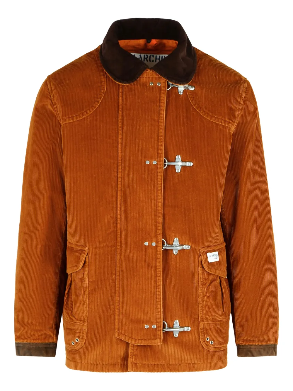 

Вельветовая куртка Fay, коричневый