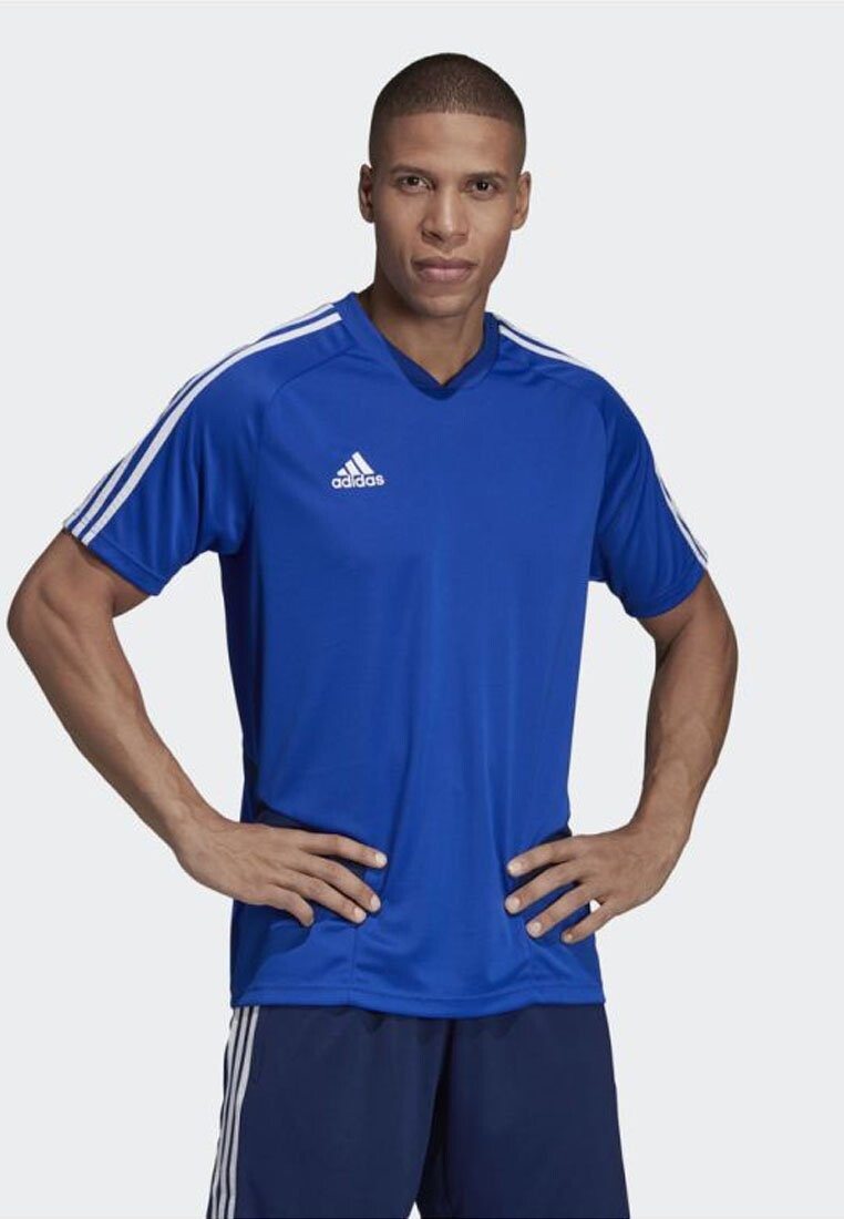 Футболка с принтом TIRO 19 AEROREADY CLIMACOOL JERSEY adidas Performance, синий — фото 3