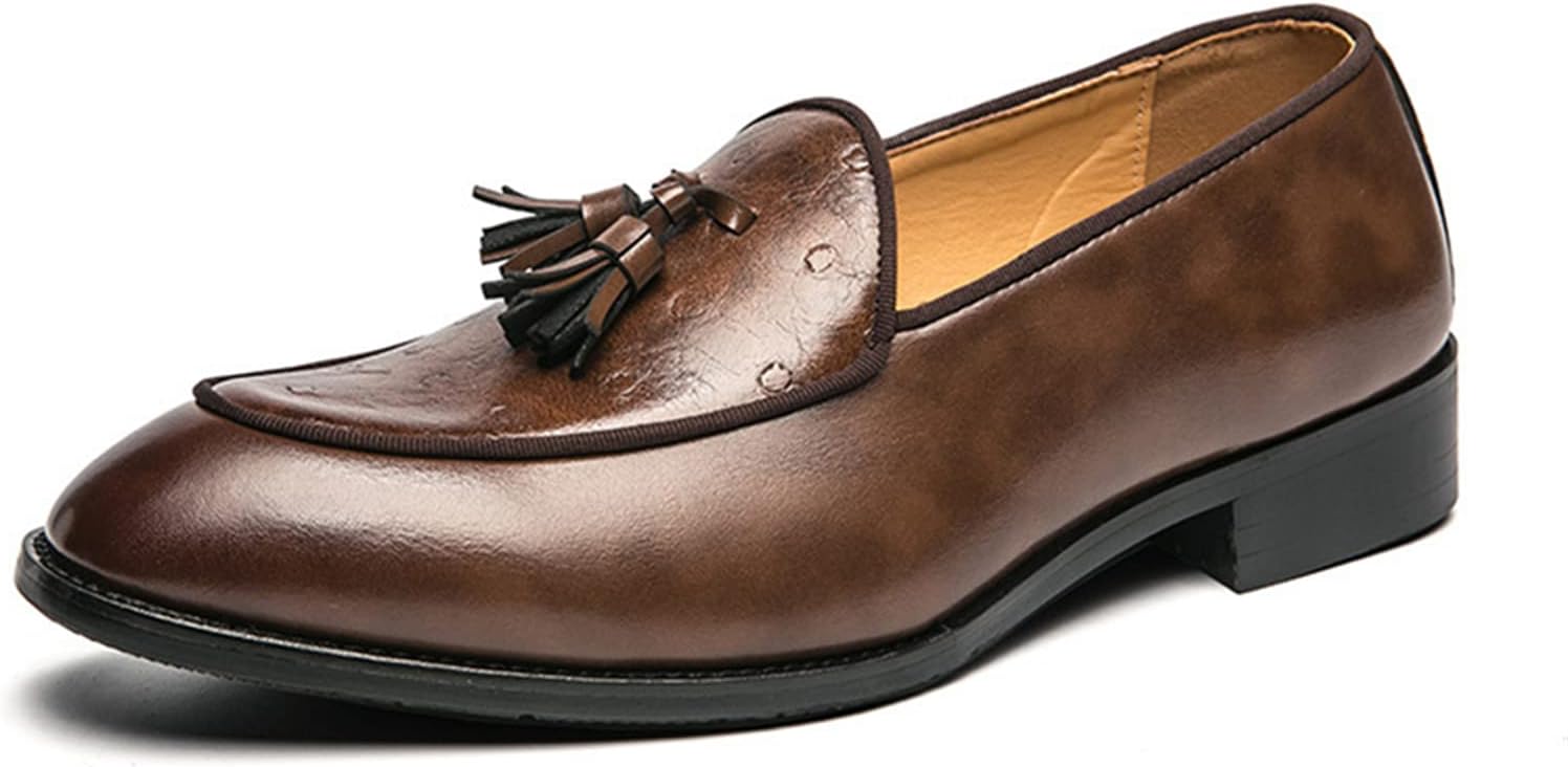 

Мужские лоферы CHUUMEE без шнурков, повседневные удобные туфли, коричневый