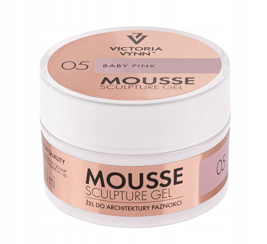 Victoria Vynn Mousse Gel Builder Gel с тиксотропией - 05 Baby Pink 15 мл — фото 2