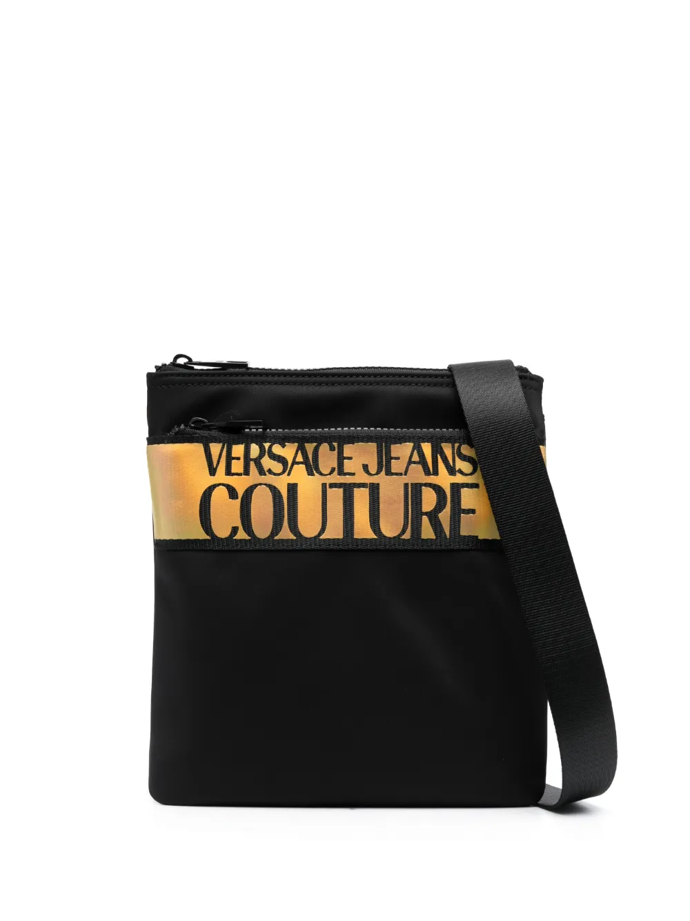 

Сумка на плечо с логотипом Versace Jeans Couture, черный