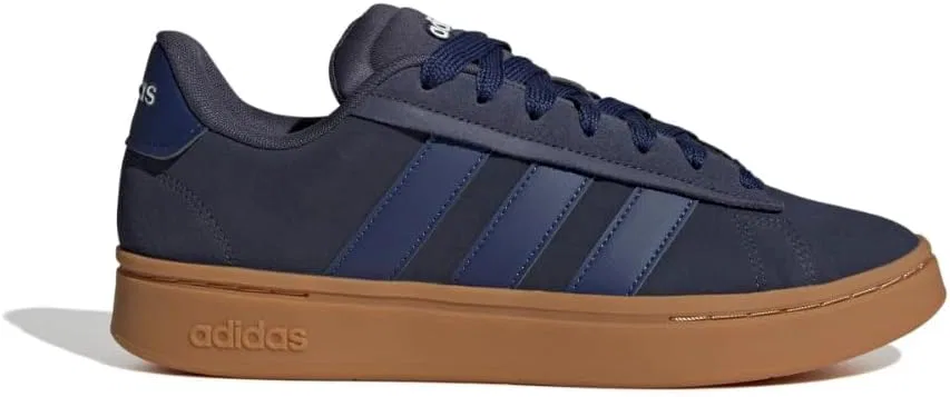 Кроссовки мужские adidas Grand Court Alpha, цвет Shadow Navy/Dark Purple/Gum — фото 4