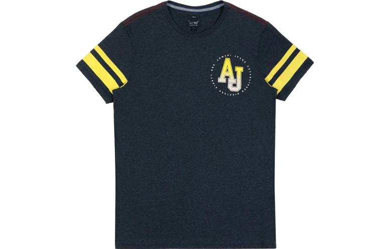 

Футболка мужская цвета морской волны ARMANI JEANS, Marine Blue