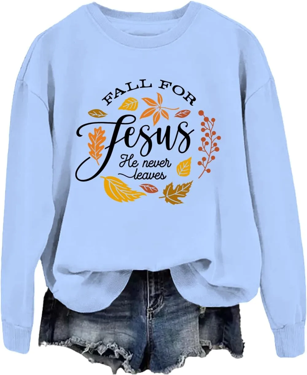 

Толстовка Fall For Jesus He Never Leaves JWVEL