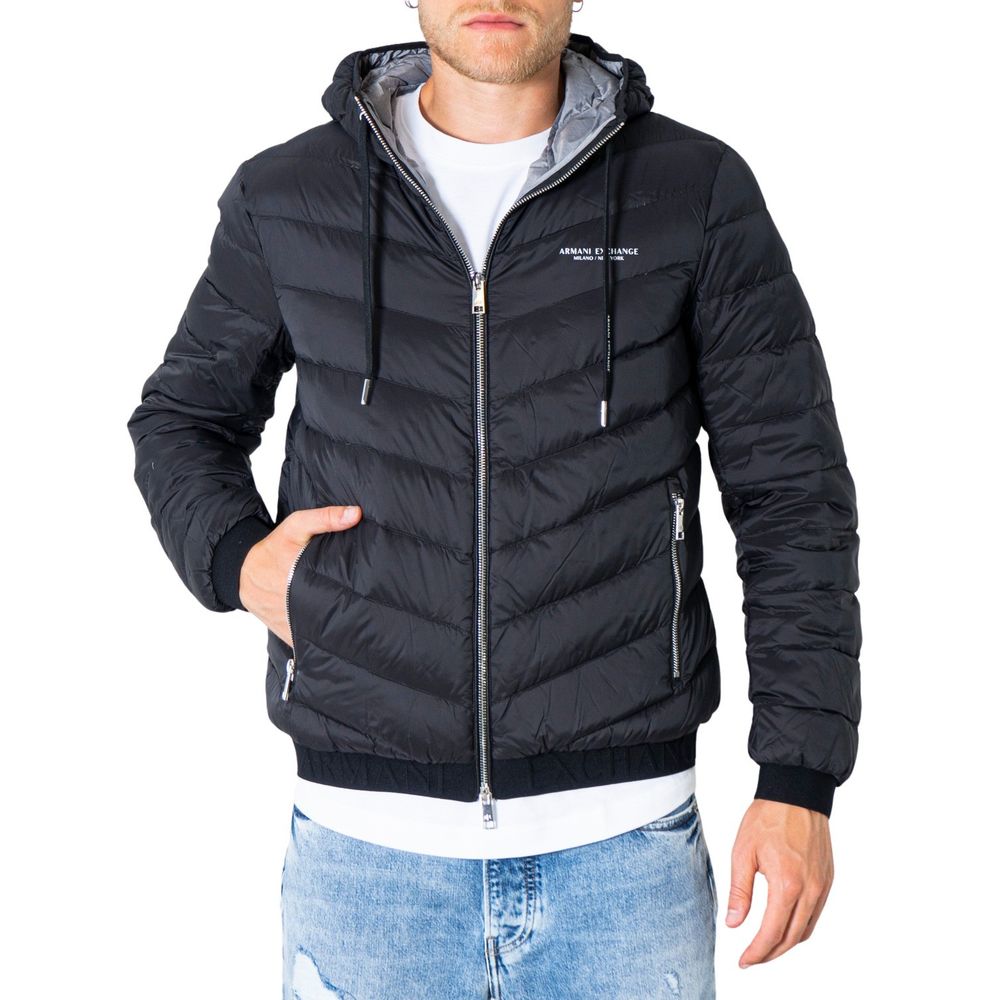 

Черная куртка из полиэстера Armani Exchange